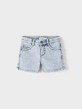 Lil 'Atelier - Ben Loose Denim Shorts 3456-MS - Light Blue Denim